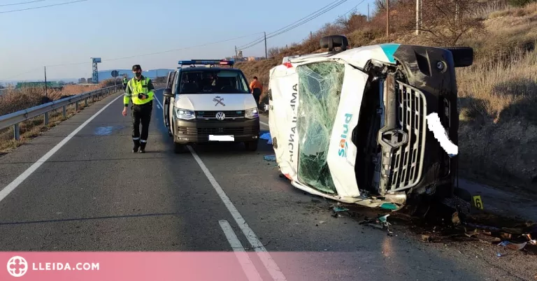 Mor un home en un accident amb una ambulància al Baix Cinca