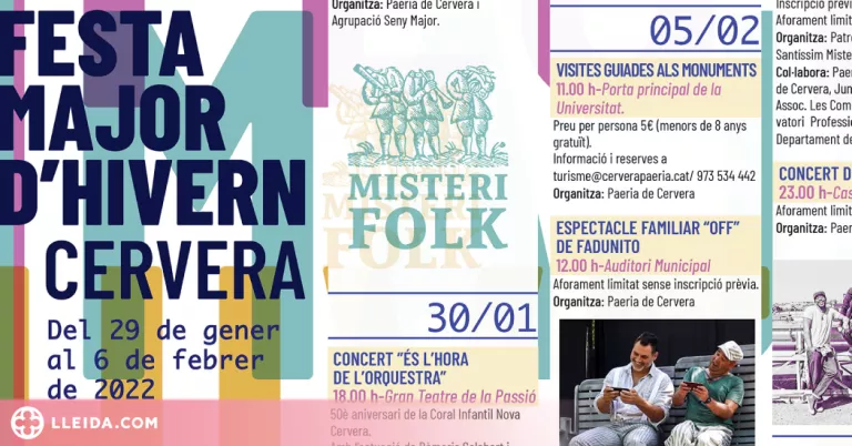 Cervera, a punt per celebrar la Festa Major d’Hivern