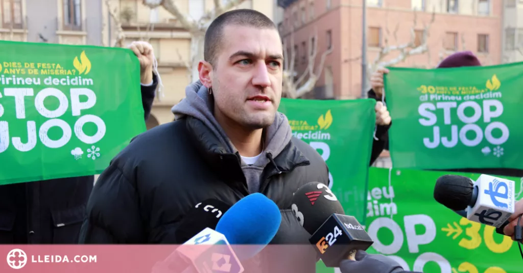 ⏯️ La Plataforma Stop JJOO escridassa Aragonès a Balaguer i es reuneix amb el president