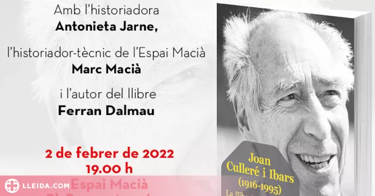 Les Borges acull la presentació d'una obra que recorda el polític lleidatà Joan Culleré