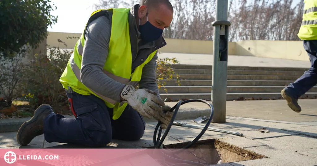 Crida a la col·laboració ciutadana a Lleida contra els robatoris de cable d'enllumenat públic