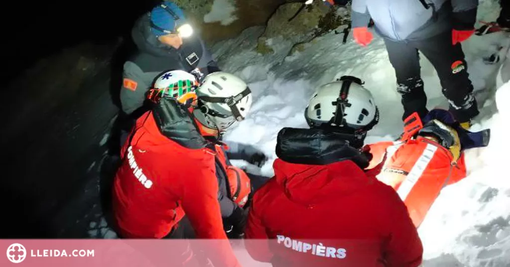 ⏯️ Rescaten dos esquiadors de muntanya ferits al Pallars Jussà