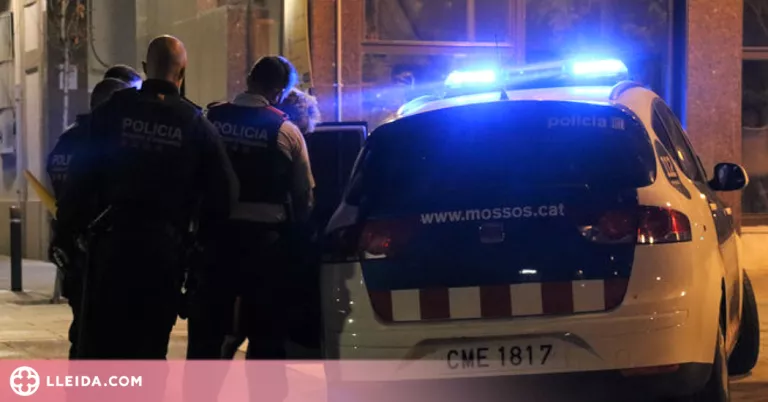 Detingut a Lleida després de patir un accident en fugir d'un control policial