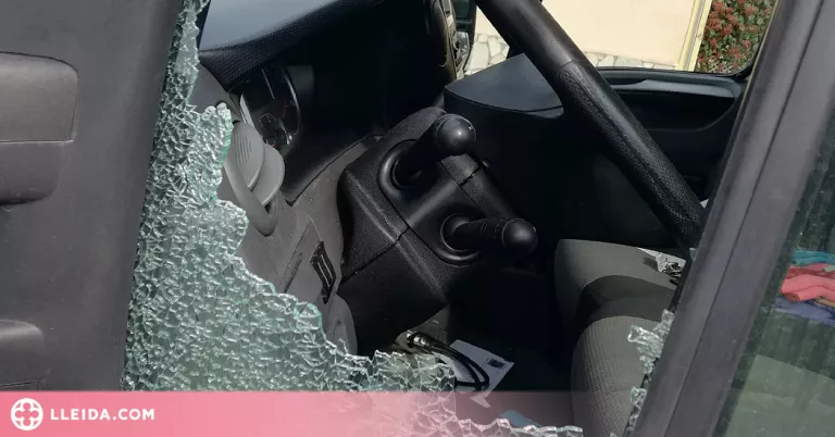 Detingut un jove a Lleida per robar amb força a l'interior de sis vehicles