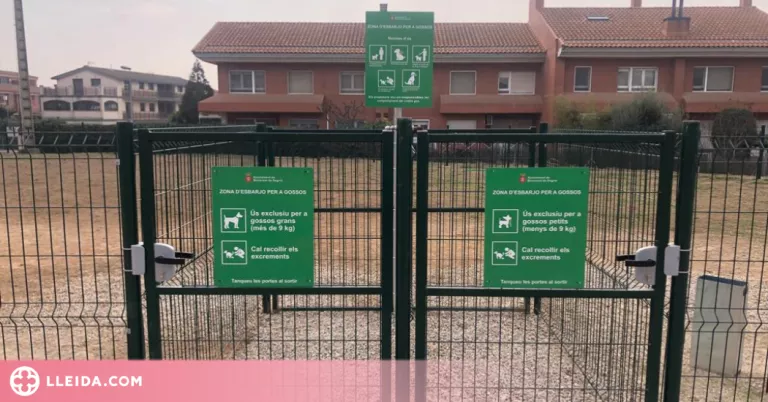 Benavent estrena una nova zona d'esbarjo per a gossos