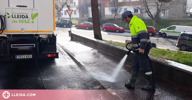La Paeria de Lleida millorarà la neteja i el manteniment d'espais de la ciutat