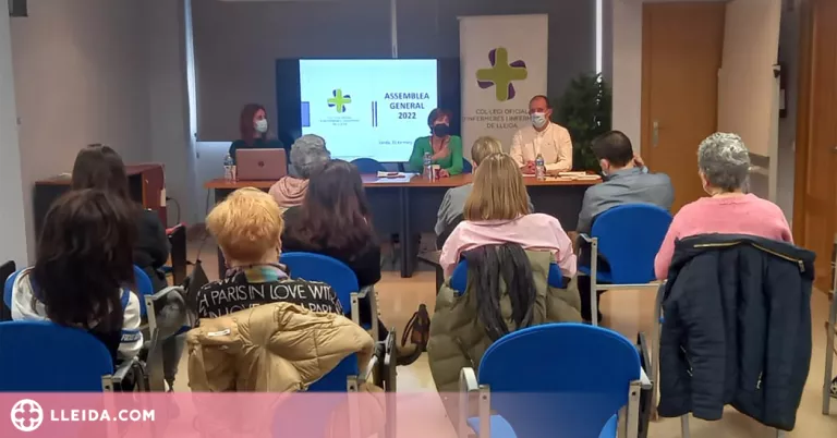 Les Infermeres de Lleida aproven els comptes 2021 i anuncien la celebració del Centenari del COILL