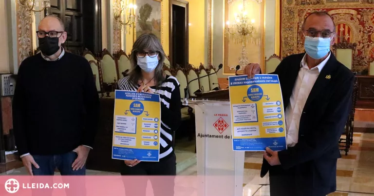 El Servei d'Acollida de l'Ajuntament de Lleida atén 201 refugiats de 76 famílies ucraïneses