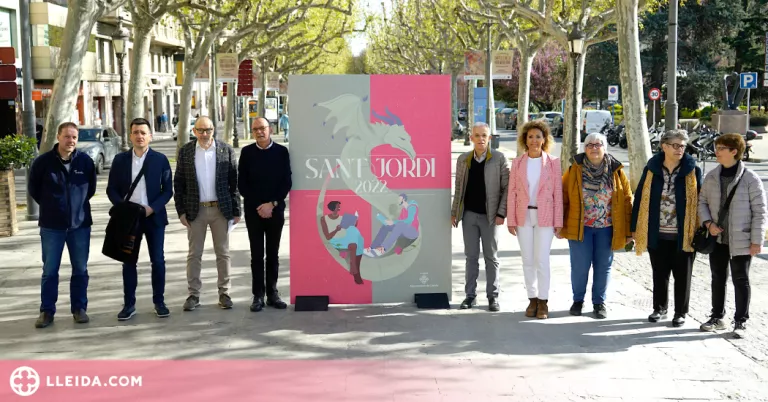Lleida es retroba als carrers per celebrar Sant Jordi