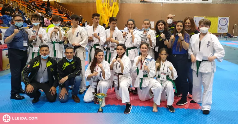 Grans resultats del Karate Sakura de l'Alta Ribagorça al Campionat d'Espanya