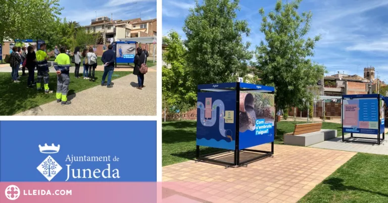 Juneda acull l'exposició "Operació Aigua" per conscienciar sobre els recursos hídrics
