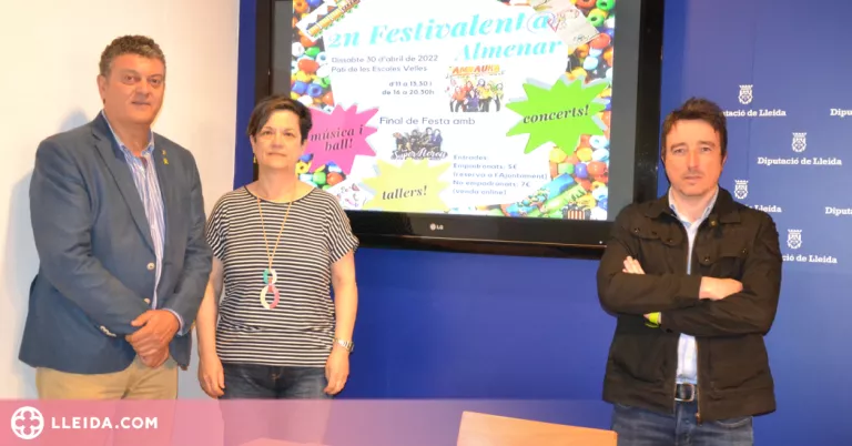 Segona edició del festival per a nenes i nens Festivalent@ d’Almenar
