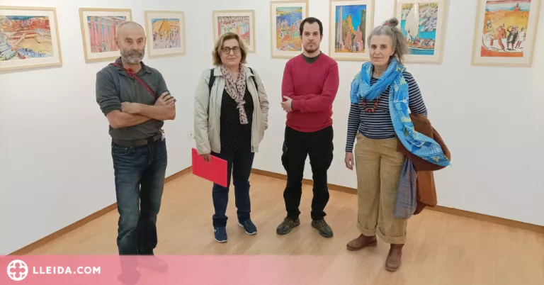 Tàrrega mostra el vessant inèdit com a ninotaire del pintor Lluís Trepat