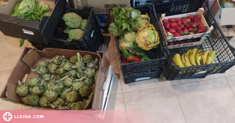 El mercat municipal de Guissona recull aliments per a les comunitats més desfavorides