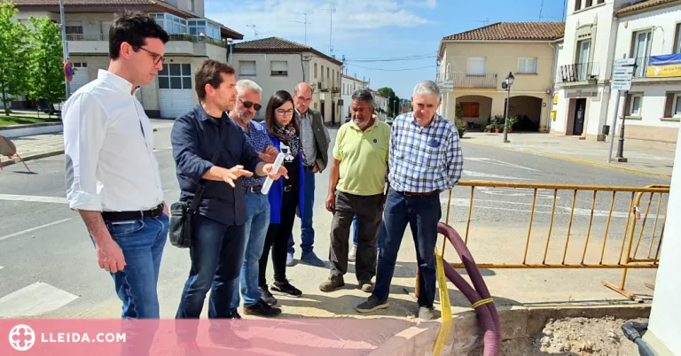 La Paeria renova les canonades d’aigua potable a Sucs