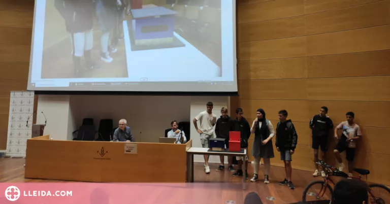 Estudiants lleidatans participen en el Mercat de la Tecnologia de la UdL