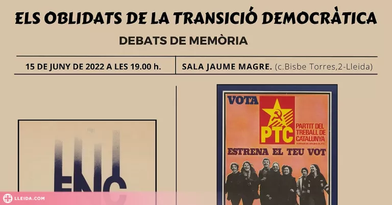 Els ‘Oblidats de la Transició’, protagonistes en els debats de Memòria