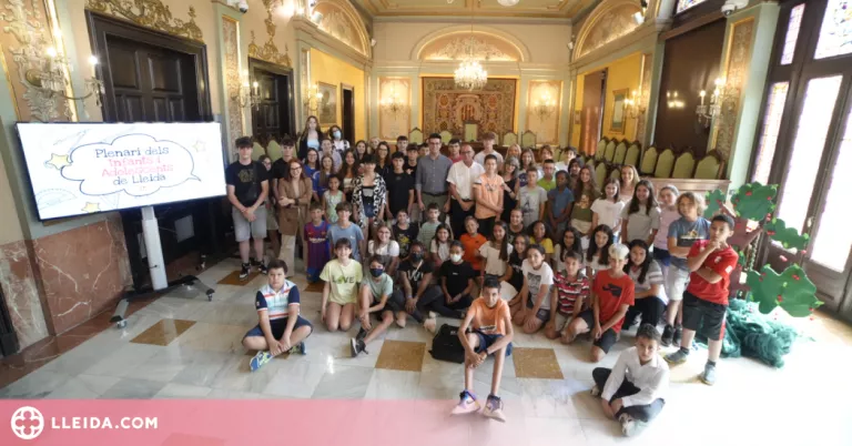 La Paeria de Lleida recull les aportacions dels infants i adolescents per a futurs projectes