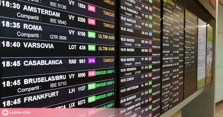 Els empleats del servei de terra dels aeroports estan convocats a la vaga el 5 i 10 de desembre