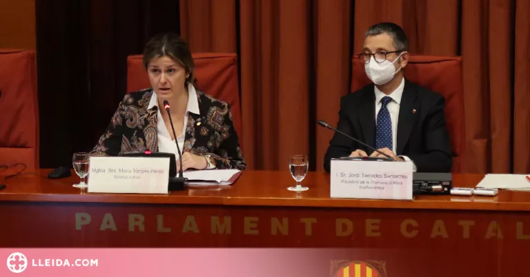 La síndica d'Aran debatrà al Parlament la situació aranesa i el seu autogovern