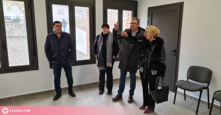 Inaugurada la reforma de la planta baixa de l’antiga escola de Vilanova de la Sal per a sala de vetlla