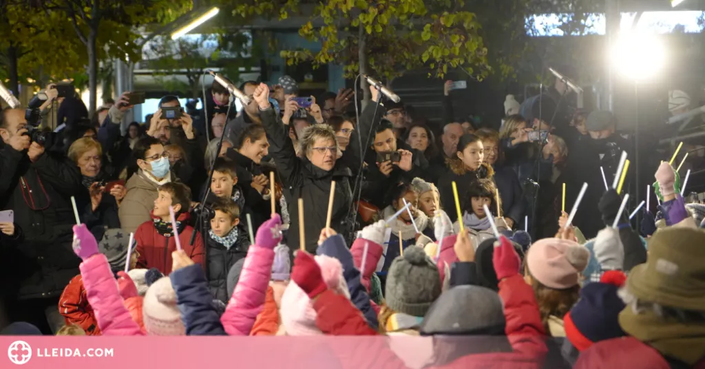 ⏯️ Lleida s'il·lumina per donar la benvinguda al Nadal
