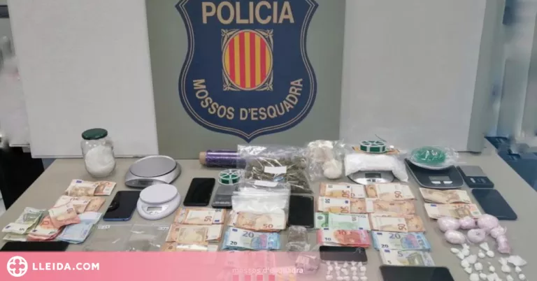 Set detinguts per vendre droga a Solsona