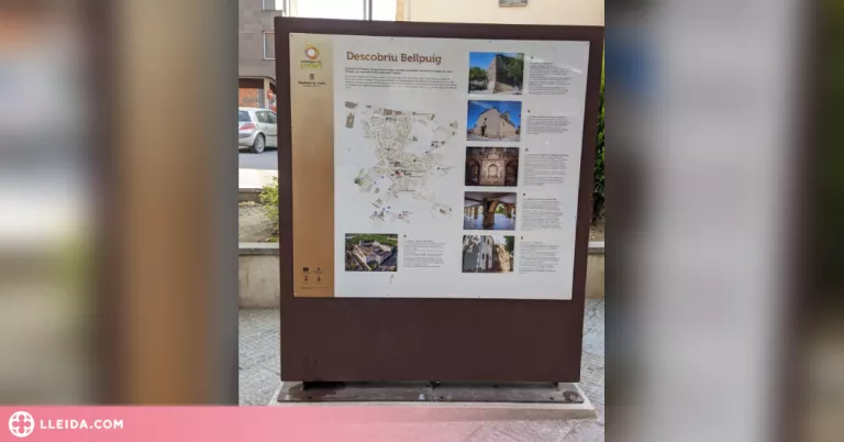 Nova senyalització urbana i turística a Bellpuig