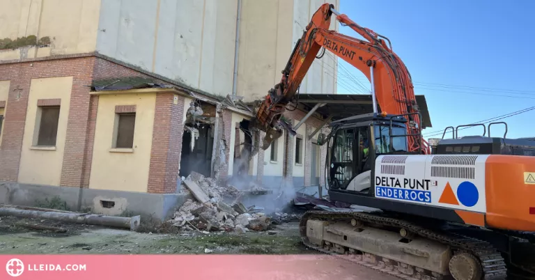 Comença l'enderroc de les sitges de Pardinyes on s'hi construirà l'equipament per a temporers