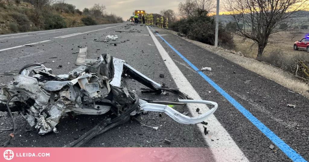 ⏯️ Accident mortal entre un cotxe i un camió a Tàrrega