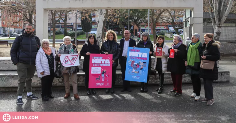 La Paeria promou el civisme i la neteja amb mascotes al Clot de les Granotes
