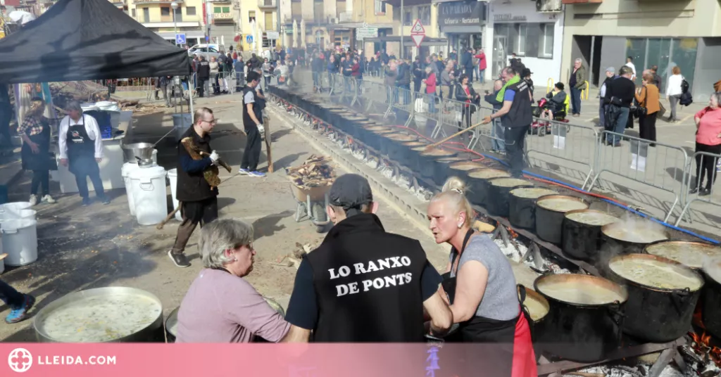 ⏯️ Ponts elabora 12.000 racions del seu tradicional ranxo
