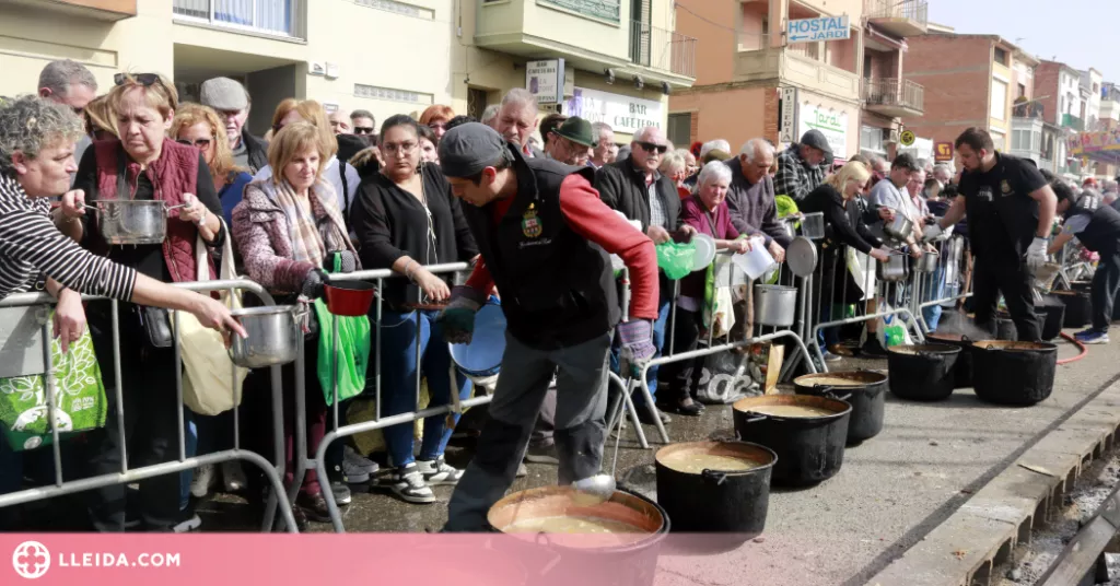 ⏯️ Ponts elabora 12.000 racions del seu tradicional ranxo