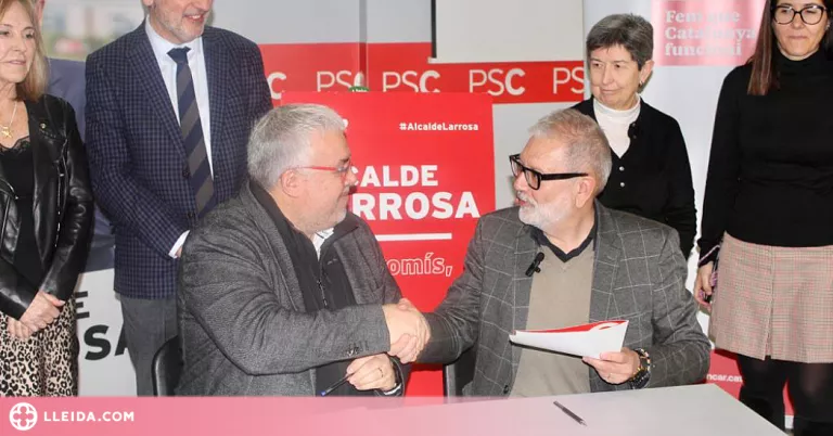 El PSC i Units per Avançar signen l'acord per concórrer plegats a les municipals a Lleida