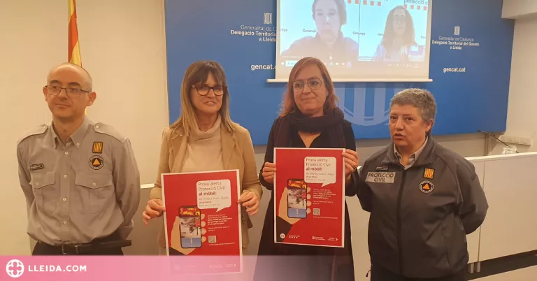Els mòbils de Lleida i l’Alt Pirineu i Aran provaran aquest febrer les alertes de protecció civil