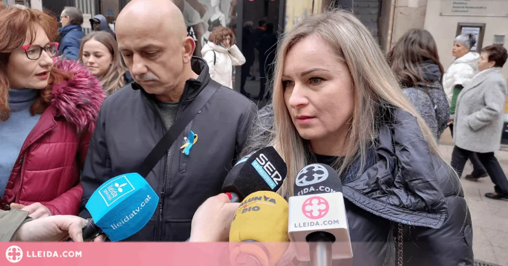 ⏯️ Concentració silenciosa a Lleida pel primer aniversari de la invasió d’Ucraïna