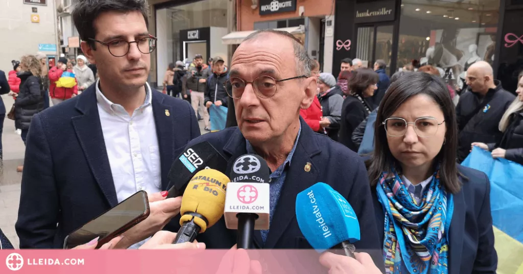 ⏯️ Concentració silenciosa a Lleida pel primer aniversari de la invasió d’Ucraïna