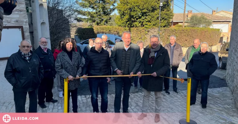 Inaugurada la reforma de la carretera LV-1007 de Sant Guim de Freixenet