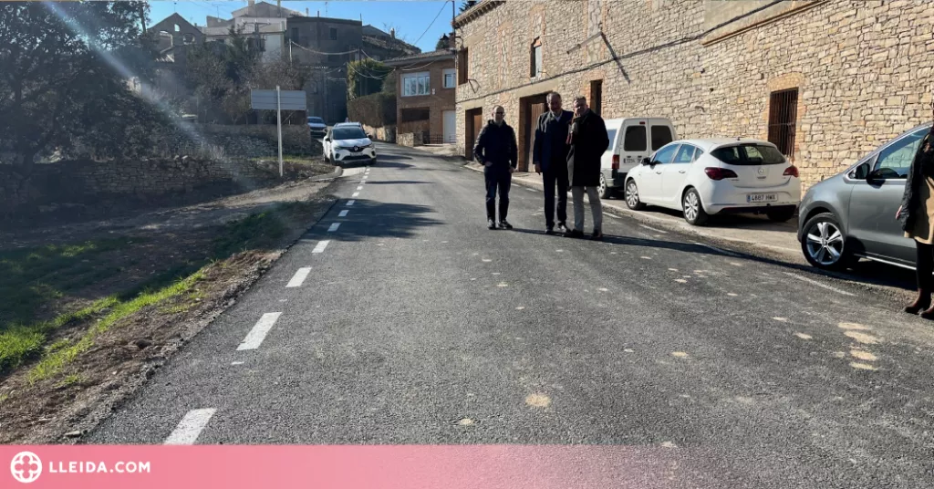 Inaugurada la reforma de la carretera LV-1007 de Sant Guim de Freixenet