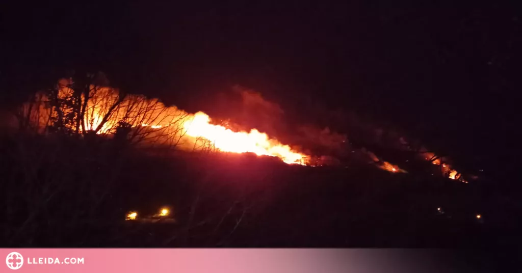 ⏯️ Un incendi afecta unes 100 hectàrees a la Val d'Aran