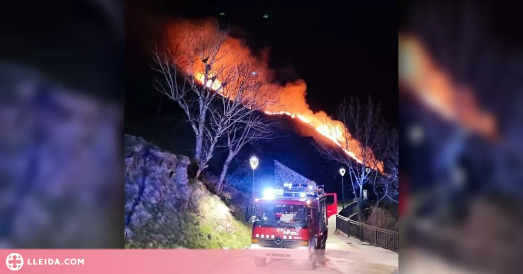 ⏯️ Un incendi afecta unes 100 hectàrees a la Val d'Aran