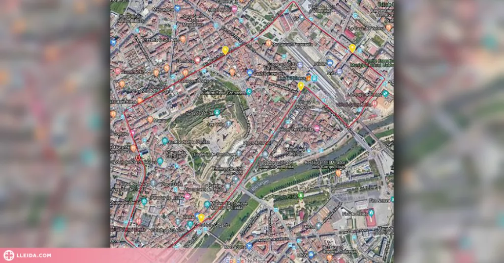 ℹ️ Talls i recomanacions de trànsit a Lleida per la Cursa de Sant Silvestre