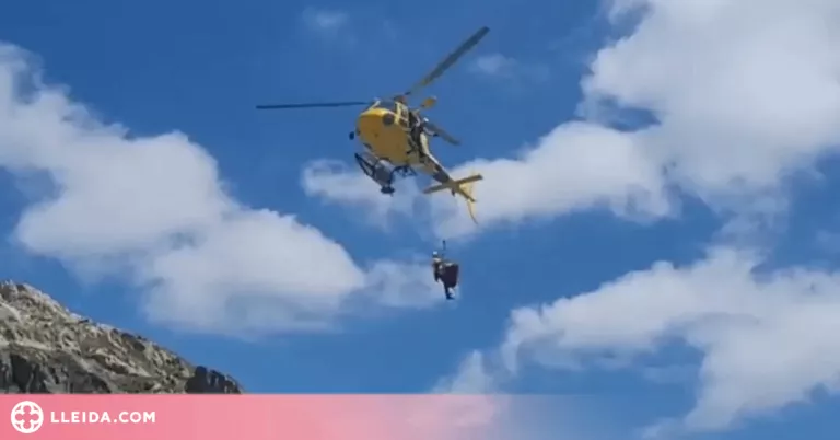 Un home mor en precipitar-se als Estanhots de Molières, prop de Vielha