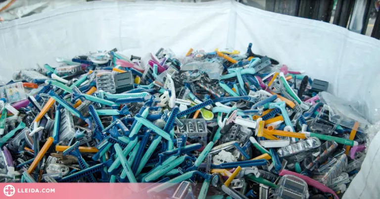 Els lleidatans ja poden reciclar les seves maquinetes d'afaitar des de casa