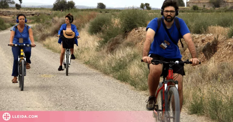 ⏯️ El públic de FiraTàrrega interactua amb el paisatge de l'Urgell en bicicleta