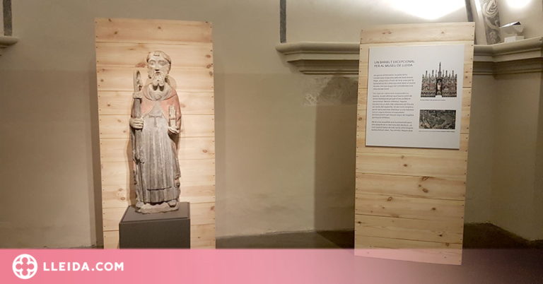 El Museu de Lleida estrena una obra gòtica de Sant Antoni Abat
