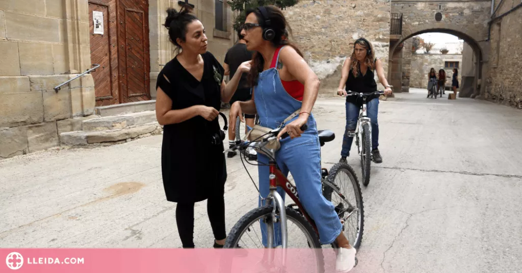 ⏯️ El públic de FiraTàrrega interactua amb el paisatge de l'Urgell en bicicleta