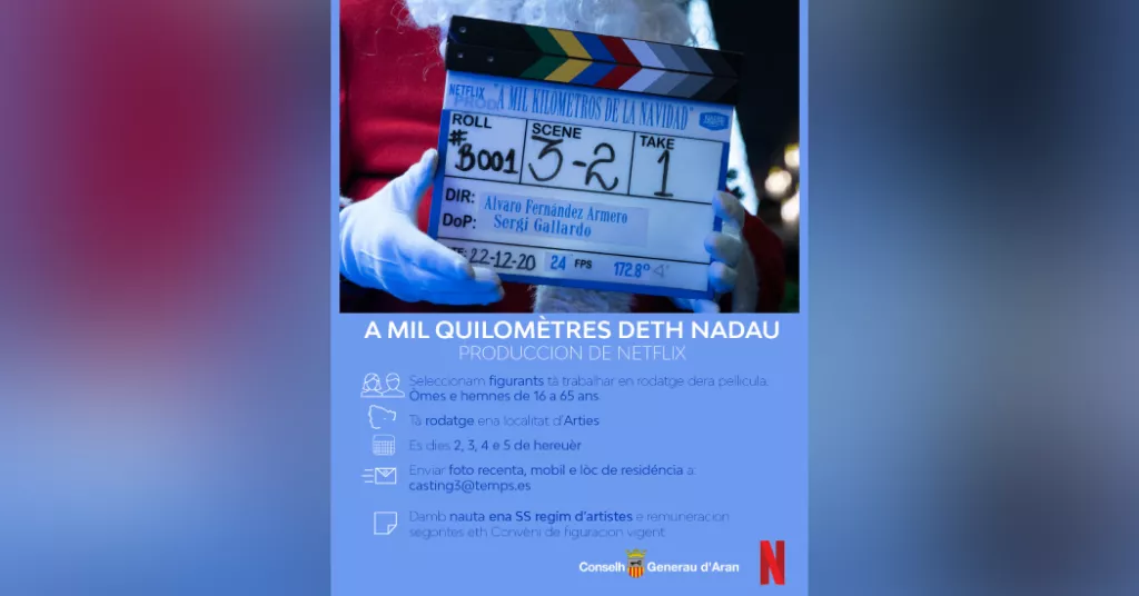 Netflix busca figurants per a una pel·lícula a la Val d'Aran