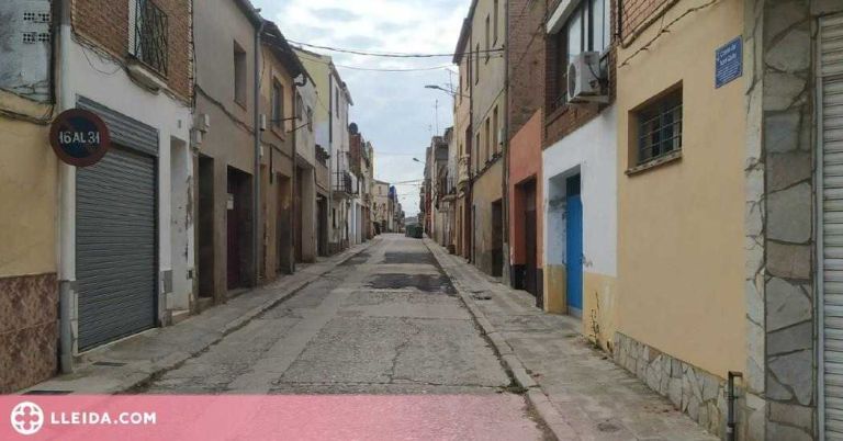 Almacelles finalitza la pavimentació del carrer Sant Quilis
