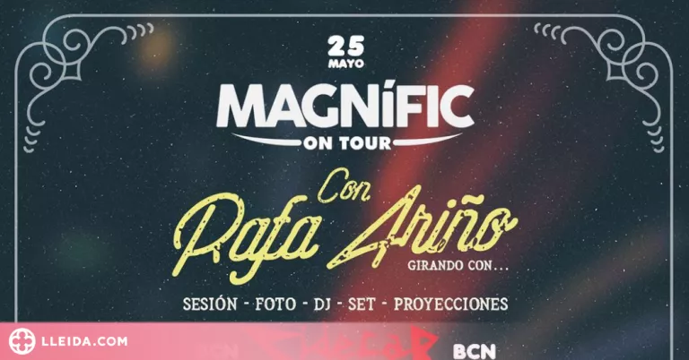 El Magnífic Fest de Lleida se’n va de tour amb Rafa Ariño i el seu Girando con...